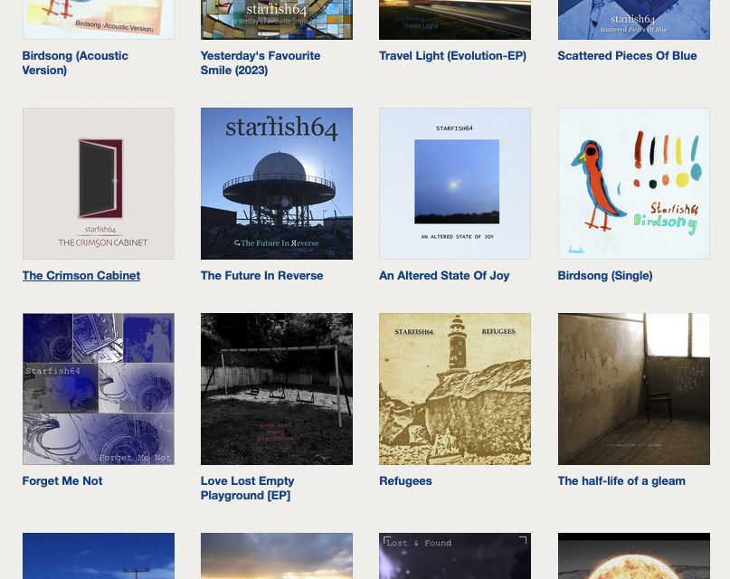 Starfish64 Offer Free Album Catalog Download